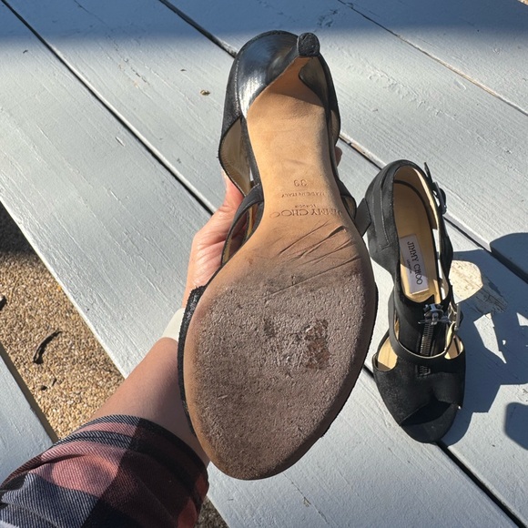 Jimmy Choo “Max” Was Zipper Sandal Booties – Size 39 (US 8-8.5) – Made in Italy - Picture 13 of 15